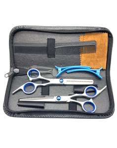 Set di forbici per capelli professionali di alta qualità da taglio per capelli da barbiere - Product Image 2