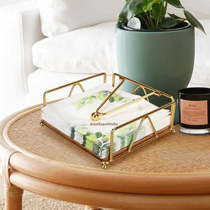 Porte-serviettes en or de luxe support Design moderne porte-mouchoirs pour la maison cuisine mariage pour Restaurant Table à manger fournitures décors - Product Image 4