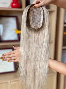 ผมเรมี่2024สำหรับผู้หญิงผมแท้แบบชาวยุโรปสีบาลายาจขนาด3*5นิ้วพร้อมนอตที่มองไม่เห็น - Product Image 5