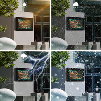 Señalización Digital para Montaje en Pared Exterior de 65'', Pantalla Legible Bajo la Luz Solar de 2000nits, HD, Resistente al Agua IP65, Protección de 10KV, Sistema de Refrigeración por Aire