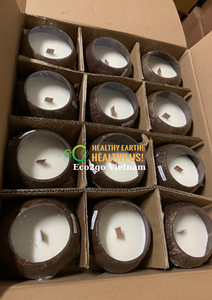 Bougeoirs en noix de coco naturelle/Bols en noix de coco Bougeoirs Vietnam de haute qualité d'Eco2go Vietnam - Product Image 4