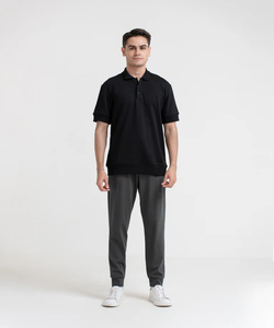 เสื้อโปโลผ้าฝ้ายผู้ชาย Pima combed, สำหรับผู้ชายเสื้อโปโลแบบพรีเมี่ยมสำหรับผู้ชาย - Product Image 1