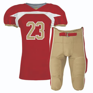 Uniforme de fútbol americano de poliéster unisex hecho a medida en Pakistán Venta caliente uniforme de fútbol americano logotipo personalizado - Product Image 1