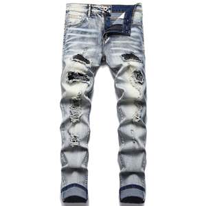 Wholesale <b>Men's</b> Denim Jeans <b>Pant</b> with OEM Customized From Factory <b>Mans</b> Denim <b>Pant</b> Jeans <b>for</b> <b>Men's</b> From Bangladesh Factory - Product Image 2