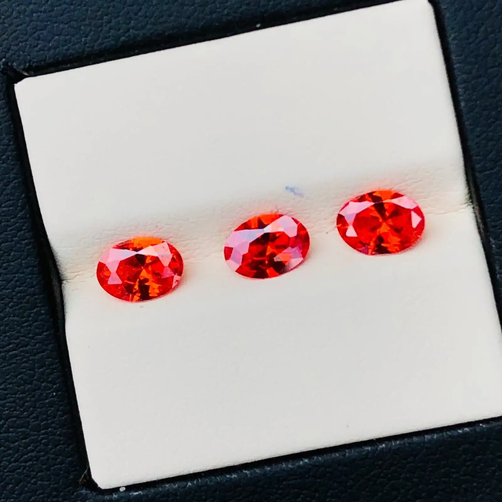 Amazing Orang cubic zirconia Oval loose calibrated Size gemstone jewelry Handmade Bulk Product High Quality Gemstones