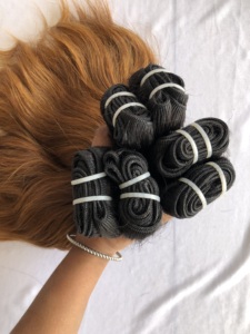 Haute Qualité 14 ''pour Ombre Ondulé Bundles Cambodgien Vison Indien Temple Vierge Remy Extensions de Cheveux Cuticule Aligné Unique Donateur H - Product Image 5