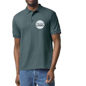 Chemises polo tri-mélange, jersey uni, chemise polo unisexe pour homme, chemises polo imprimées - Product Image 1