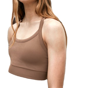 Soutien-gorge de sport léger pour femme, nouveau design, avec logo sur le devant, vêtements de fitness de haute qualité pour l'entraînement, le yoga, la course à pied et l'usage quotidien - Product Image 2