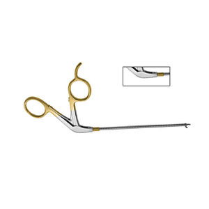 Portaagujas Laparoscópico de Acero Inoxidable con Mango Dorado de Titanio, Juego de Instrumentos Quirúrgicos Mínimamente Invasivos, Accionamiento Manual MOL - Product Image 6