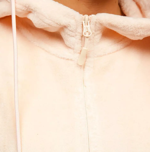 เสื้อฮู้ดผู้หญิงทอผ้าสำหรับฤดูหนาวที่อบอุ่นและสบาย - บริการ ODM ลายมัดย้อม เป็นมิตรกับสิ่งแวดล้อมและกันน้ำ ราคาประหยัด - Product Image 3