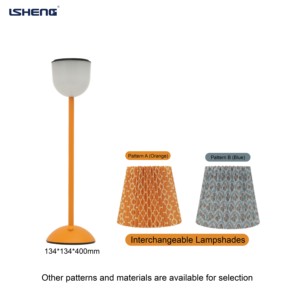 Hiện đại pin-powered ABS bàn có thể thay thế sắt chụp đèn điều khiển cảm ứng RGB-W LED chiếu sáng thay đổi độ sáng đơn giản thân thiện với môi thiết kế - Product Image 2