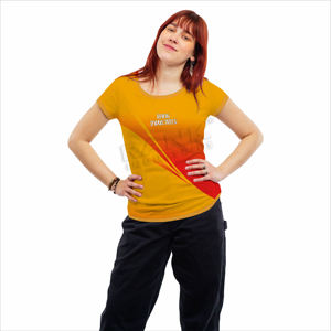 Camiseta Básica para Mujer, Atuendo Cómodo para el Día a Día, Material Suave, Camiseta con Estampado Moderno para Mujer, Estilo Urbano Informal para Uso Diario - Product Image 2