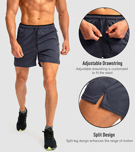 Pantalones Cortos Deportivos Personalizados para Hombre, Diseño Liso, de Poliéster/Algodón, para Correr y Baloncesto - Product Image 5