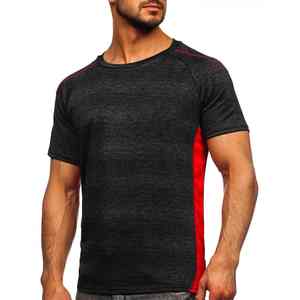Chemise de sport pour homme, imprimée, légère, respirante, à séchage rapide, anti-froissement, extensible dans les quatre sens, coupe ajustée, pour la salle de sport, l'extérieur, l'entraînement - Product Image 6