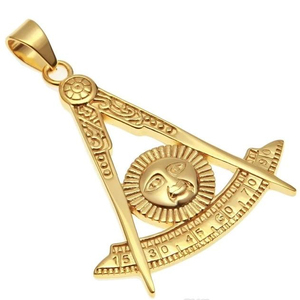 Conjunto de joyas de cuello de oficial de Logia azul masónica Masonic Regalia al mejor precio Joyas masónicas con servicio OEM - Product Image 6