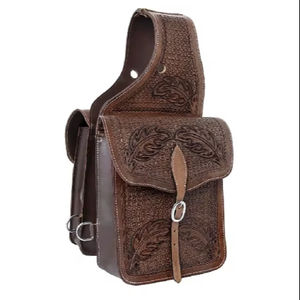 กระเป๋าทรงอานม้าหนังแท้สำหรับขี่ม้าอุปกรณ์สำหรับขี่ม้าแบบตะวันตก - Product Image 1