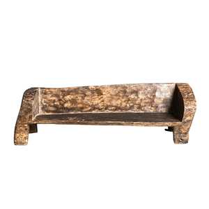 Naga Tribal Solid Wood <b>Bench</b> with Rustic Design Modern Garden/Park/Bedroom <b>Bench</b> for Outdoor Use Durable Wood <b>Plastic</b> Material - Product Image 5