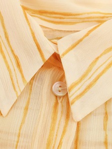 Chemisier décontracté solide léger pour femmes pour le printemps été 2024 coupe régulière à manches longues bouton débardeur 100% coton respirant - Product Image 4