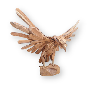 Mesa de Madera de Teca con Diseño Rústico Hecha a Mano, Representa la Libertad y la Elegancia de Indonesia - Product Image 5