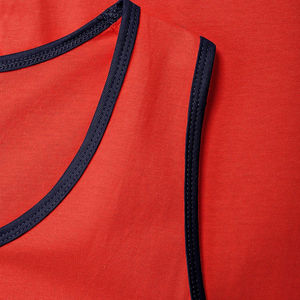 Latest Fashion Men's Solid Color Long Sleeve <b>Tank</b> <b>Top</b> Casual <b>Striped</b> Print Pullover with Neck for Running OEM Service Available - Product Image 4