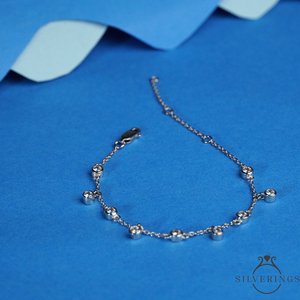Silverings Pulsera de tenis de plata de ley 925 con circonita Mi Amor, chapado en oro de 14K y rodio, y piedra de diamante como material principal, joyería - Product Image 6