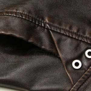 Veste classique en faux cuir PU pour garçons, nouvelle arrivée pour hommes, veste en cuir slim fit, bon marché - Product Image 3