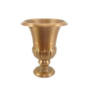 Handmade Aluminum Gold Color Table Top <b>Vase</b> Exclusive Quality Customized Size Flower <b>Vase</b> For Outdoor And Indoor Use - Product Image 3