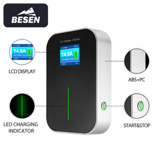 Besen nhà máy 16A tường-gắn Trạm Sạc 3.5kW App điện thoại thông minh điều khiển từ xa mức độ 2 AC EV xe sạc - Product Image 3