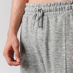 Pantalones de chándal de algodón con cordón personalizado, estilo jogger, de felpa francesa, con efecto apilado y acampanado, para hombre, de pierna recta y ancha, holgados - Product Image 4