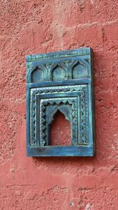 Handmade Wooden Distress Wall Frame in Jharokha Style for Diwali Birthday Easter Wedding Decor and Gifting - Product Image 2