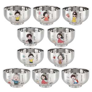 <span class=keywords><strong>Bol</strong></span> de bande dessinée familiale créative en acier inoxydable DS37 - Product Image 6