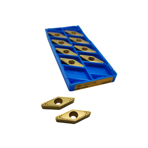 Insert de tournage en carbure de qualité CA5525 haute Performance VBMT160412HQ ensemble de 10 pièces pour tours CNC qualité japonaise enduite CVD - Product Image 1
