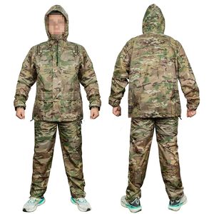Combinaison de pluie imperméable pour homme, imprimé camouflage, softshell, équipement de pluie d'hiver avec combinaison de pêche coupe-vent, waders de pêche, combinaison de chasse - Product Image 5