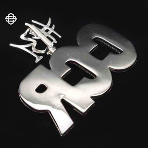 Personalizado hombres Hiphop Moissanite Iced Out Bubble letra colgante personalizado Bling placa de identificación encanto joyería diamante Aleación de Metal - Product Image 3