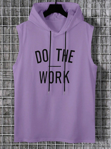 Muscle Bodybuilding Hombres Algodón Stringers Tank Tops Cut Off T Shirt Workout Sport Men Gym Sudadera con capucha sin mangas - Product Image 4