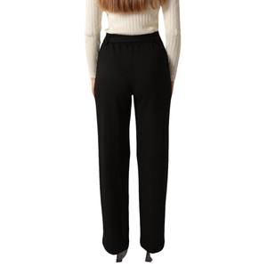 MANYLIYA Pantalon en soie de glace de haute qualité pour femmes Pantalon d'été décontracté et sophistiqué à jambe droite pour la décoration de logo de yoga - Product Image 6