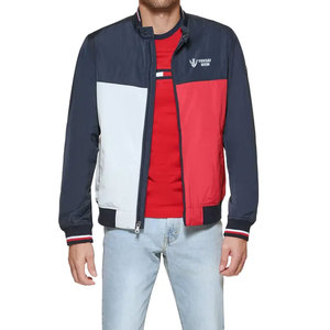 Chaqueta de invierno de último diseño para hombre, bombardero de poliéster impermeable con logotipo frontal, opción al por mayor - Product Image 3