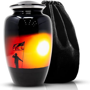 High Quality <b>Large</b> Aluminium Ashes <b>Urns</b> for Adults Exporter's Metal Cremation <b>Urns</b> with Low Price - Product Image 6