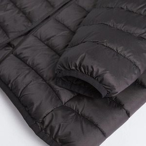 Factory Made Fulky Customized Men's Puffer Jacket Stand Collar Eco-Friendly <b>Windproof</b> Warm Insulated Anti-Bacterial Winter High - Product Image 4