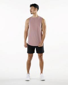 <b>DIGGER</b> INTERNATIONAL High Street Solid Color Splicing Mens Vest Fashion Plain Spandex/Polyester Loose Sleeveless Tank Top - Product Image 4