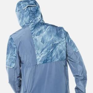 Chaqueta cortavientos sublimada chaqueta de entrenamiento impermeable reflectante cremallera completa secado rápido impermeable/chaquetas al aire libre hombres - Product Image 2