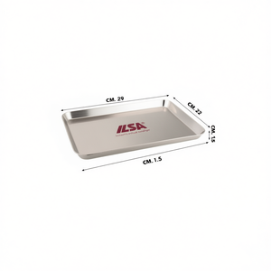 Ilsa Stainless Steel <b>Decorative</b> <b>Tray</b> 29x22 cm with Stylish Display Design - Product Image 2