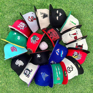 หมวกแก๊ปทรงแบนปักลาย หมวกสแนปแบ็ค หมวกเบสบอล หมวกทีมกอล์ฟ ปักลายฮิปฮอป หมวกสตรีทแดนซ์ 5 6 7 แผง - Product Image 2