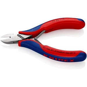 คีมตัดด้านข้างอิเล็กทรอนิกส์ KNIPEX ขนาด 115 มม. รูปทรง 2 ด้านเฉียง ไม่มีด้ามจับหลายชิ้นส่วน คีมขัดเงาแบบกระจก - Product Image 3