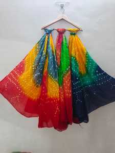 Authentic Handcrafted Bandhani Dupatta Soft Cotton Multicolor <b>Scarf</b> Wrap Festival-Ready Colorful Bandhani for Ramadan New Year - Product Image 6