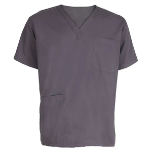 Camisetas médicas hechas a medida para hombre, camisetas de trabajo básicas ligeras de manga corta informales con cuello de pico de verano, camisetas de uniforme médico - Product Image 5