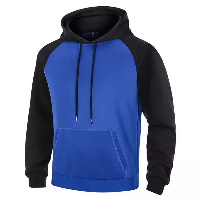 Latest Design Best Style Men Hoodie Wholesale Cheap Price Man Hoodies 100%Cotton Fleece Black and Blue Comfortable Man Hoody