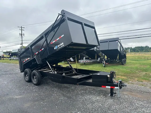 Nouvelle remorque à benne basculante hydraulique à vendre couleur poids vierge Dimension PJ 5X10 remorque à benne basculante 3.5 tonnes D5102, 7x16 - Product Image 4