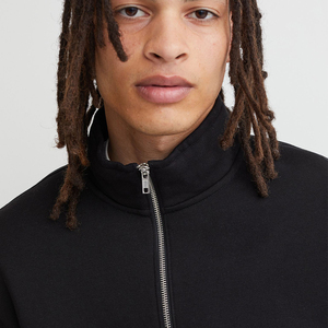 Vente en gros, sweat-shirt à capuche en polaire de haute qualité avec zip complet et logo personnalisé pour hommes, sweat-shirts OEM, 2022 - Product Image 2