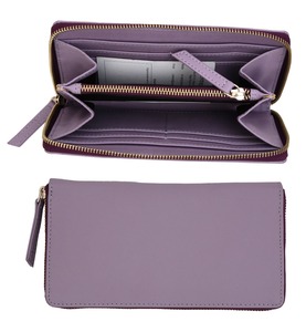 Grand portefeuille en cuir végétalien de créateur moderne haut de gamme de luxe Fermeture ouverte élégante Rentable pour une utilisation de voyage à long terme - Product Image 1